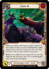 Zoom In (Yellow) [EVR080] (Everfest)  1st Edition Rainbow Foil | Good Games North