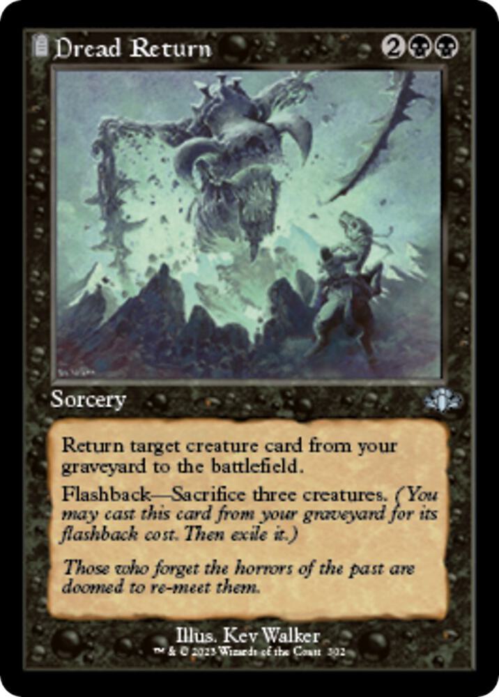 Dread Return Retro Frame (Dominaria Remastered)  - undefined | Good Games North