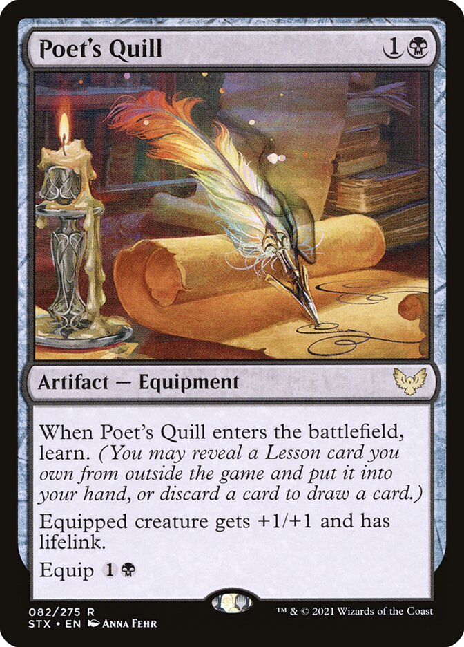 Poets Quill 82 (Strixhaven: School of Mages)  - Foil | Good Games North