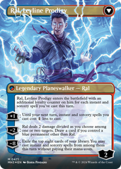 Ral, Monsoon Mage // Ral, Leyline Prodigy (Borderless) (Textured Foil) [Modern Horizons 3] | Good Games North