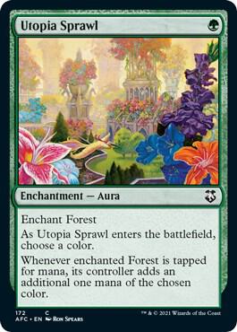 Utopia Sprawl 172/62 (Commander: Adventures in the Forgotten Realms)  | Good Games North
