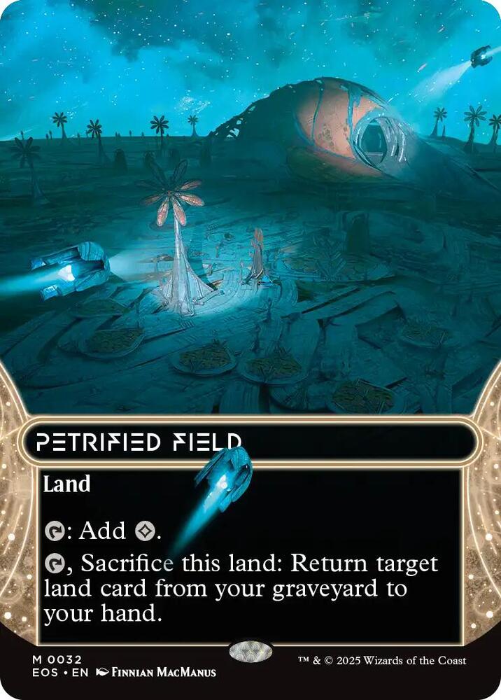 Petrified Field  32/45 (Edge of Eternities: Stellar Sights)  - Borderless | Good Games North