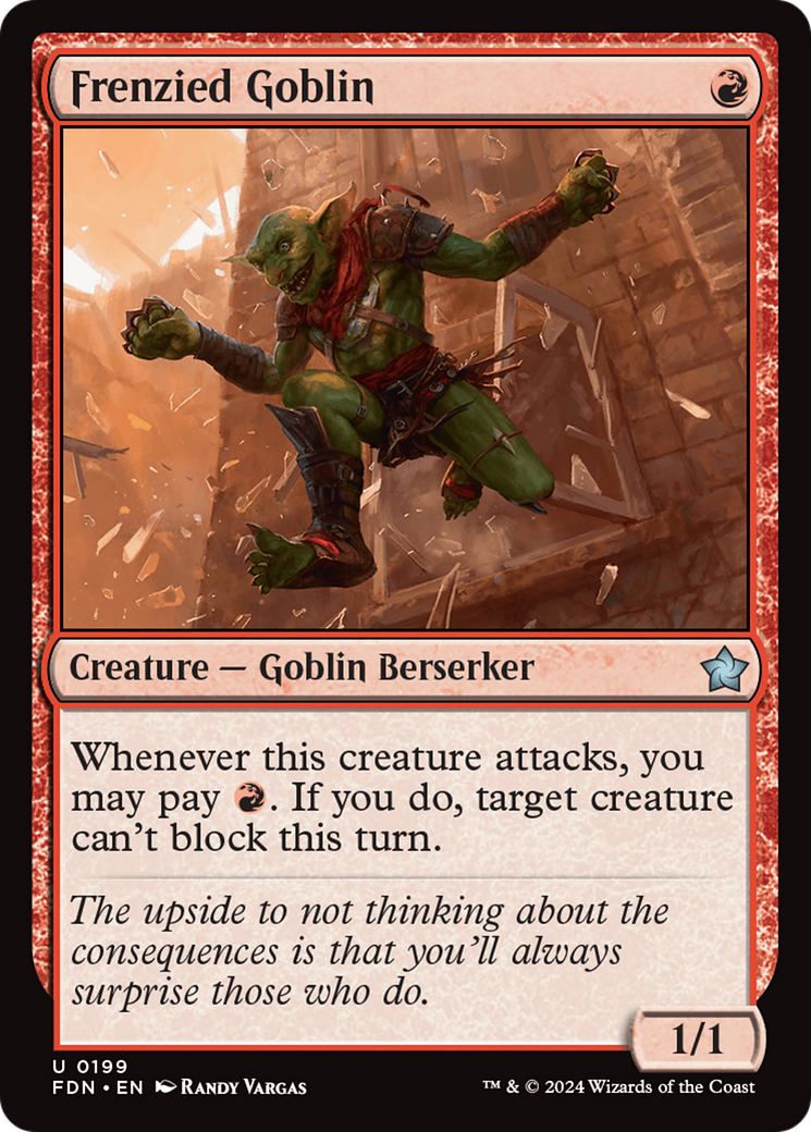 Frenzied Goblin [Foundations] | Good Games North