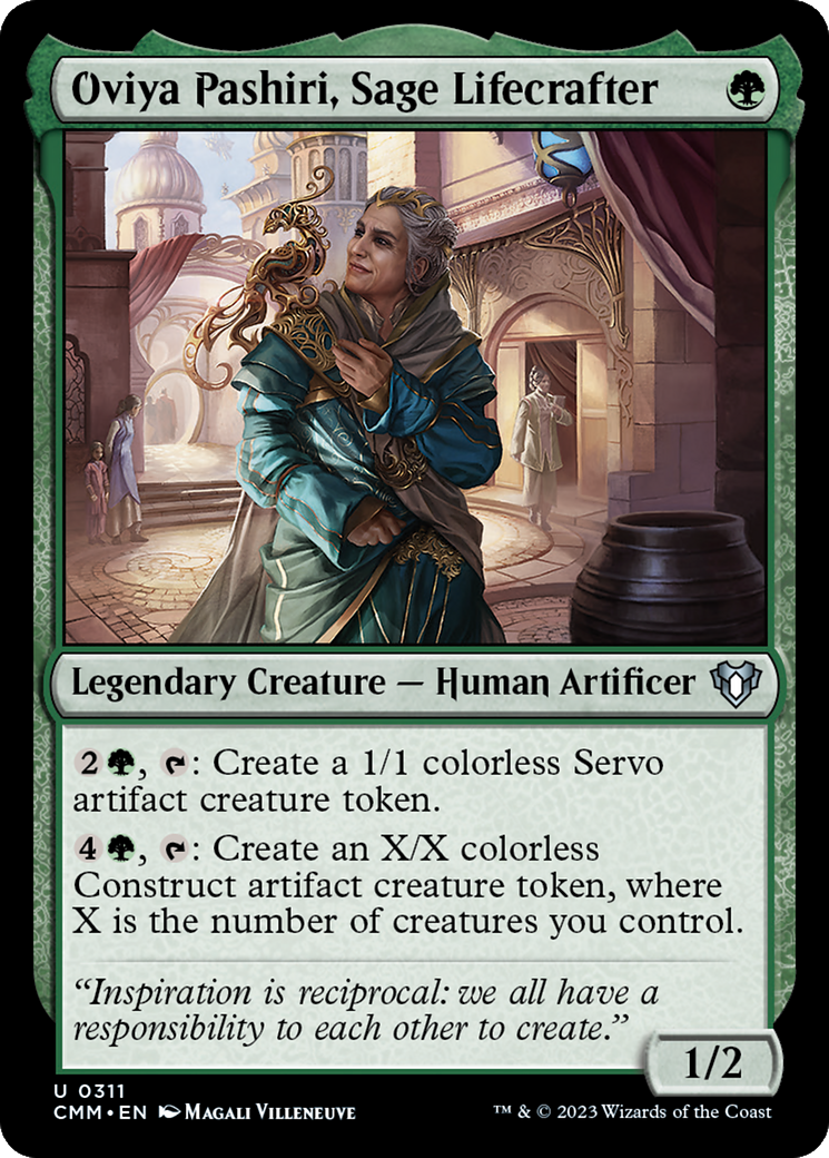 Oviya Pashiri, Sage Lifecrafter [Commander Masters] | Good Games North