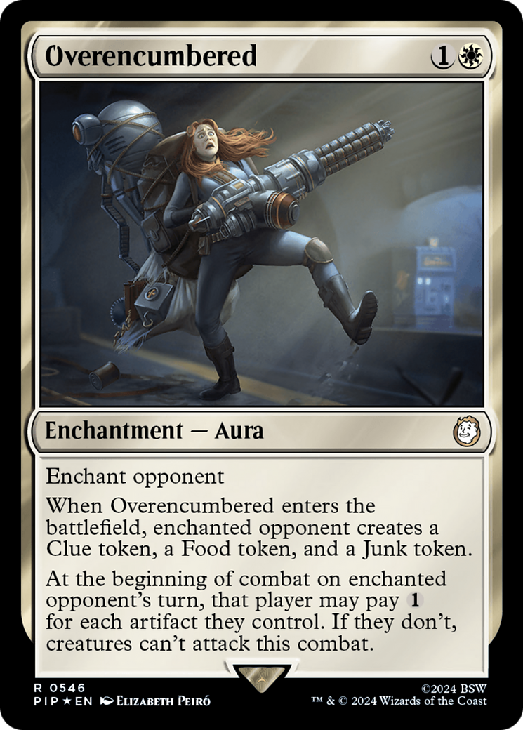 Overencumbered (Surge Foil) [Fallout] | Good Games North