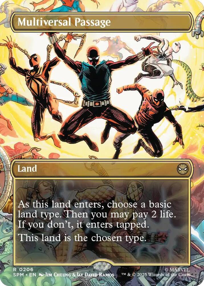 Multiversal Passage 206/198 (Marvel's Spider-Man)  - Borderless | Good Games North