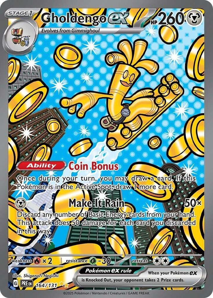 Gholdengo ex (164/131) [Scarlet & Violet: Prismatic Evolutions] | Good Games North