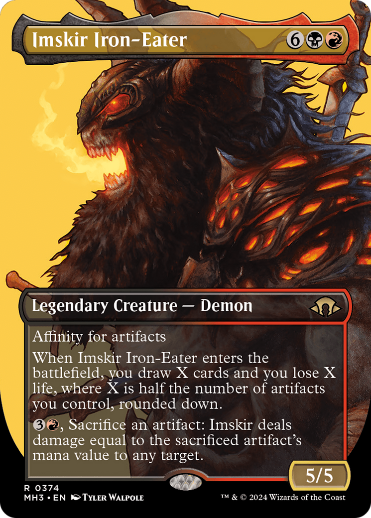 Imskir Iron-Eater (Borderless) [Modern Horizons 3] | Good Games North