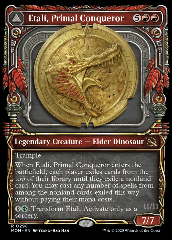Etali, Primal Conqueror // Etali, Primal Sickness (Showcase Planar Booster Fun) [March of the Machine] | Good Games North