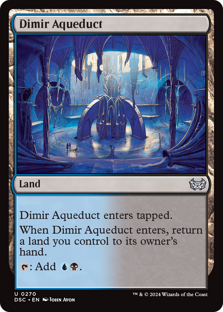 Dimir Aqueduct [Duskmourn: House of Horror Commander] | Good Games North