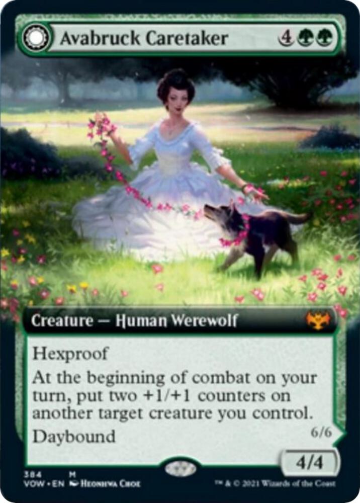Avabruck Caretaker Extended Art (Innistrad: Crimson Vow)  - Foil | Good Games North