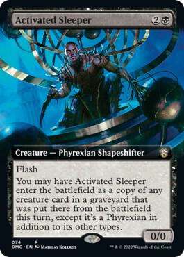 Activated Sleeper Extended Art 74/50 (Commander: Dominaria United)  - Foil | Good Games North