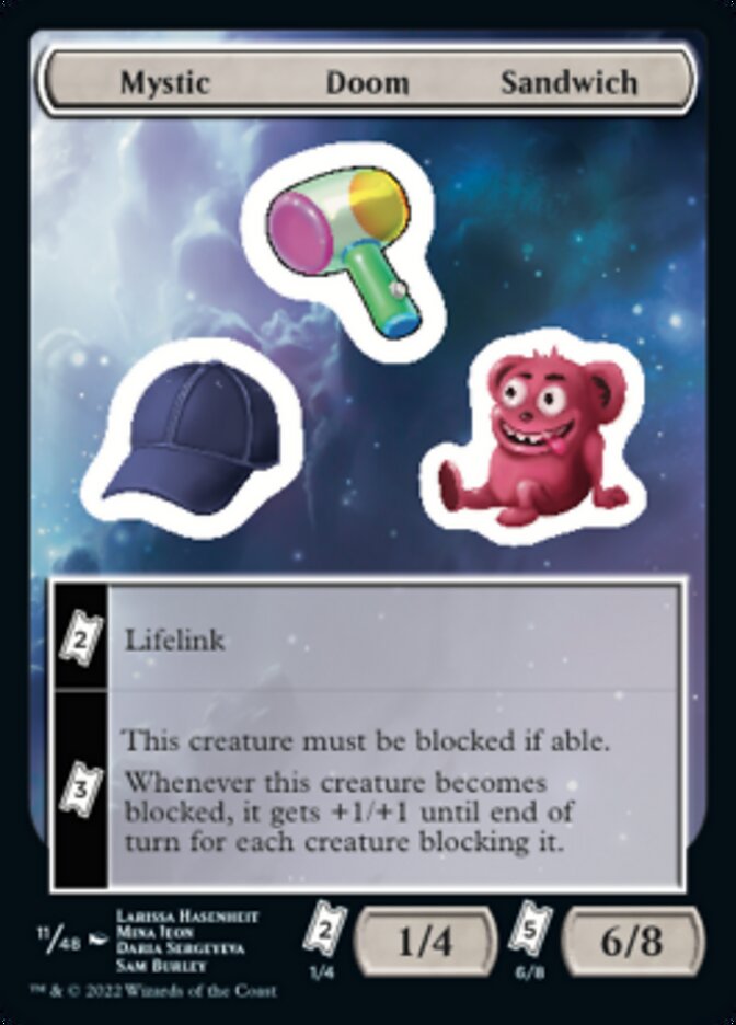 Mystic Doom Sandwich [Unfinity Stickers] | Good Games North