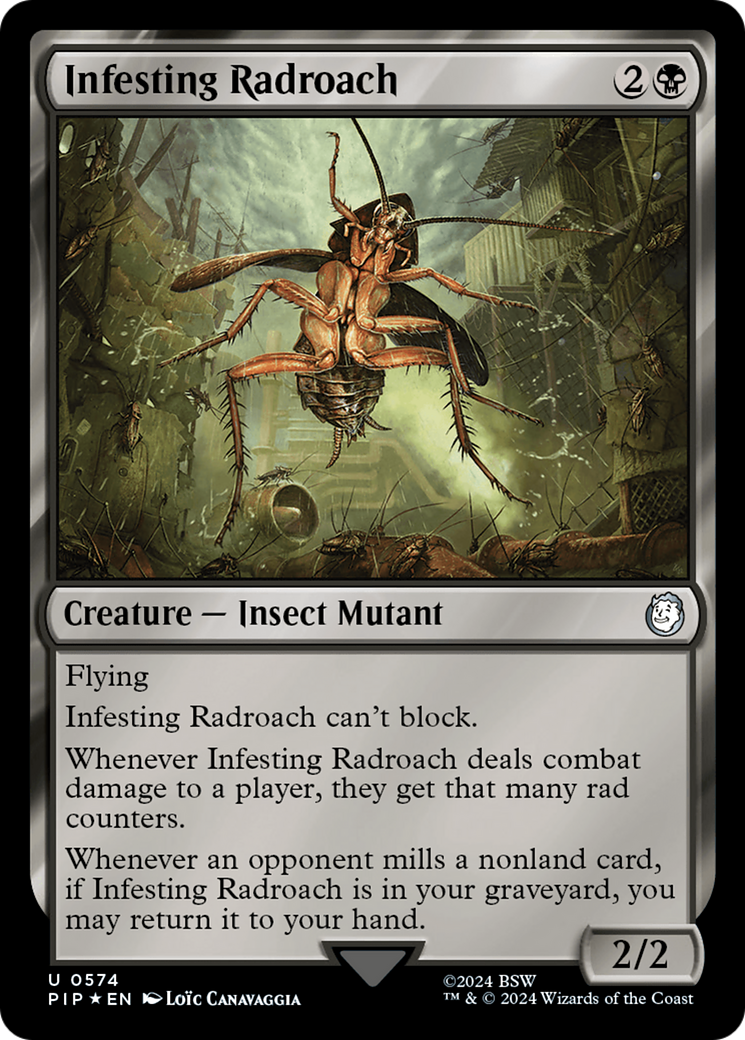 Infesting Radroach (Surge Foil) [Fallout] | Good Games North