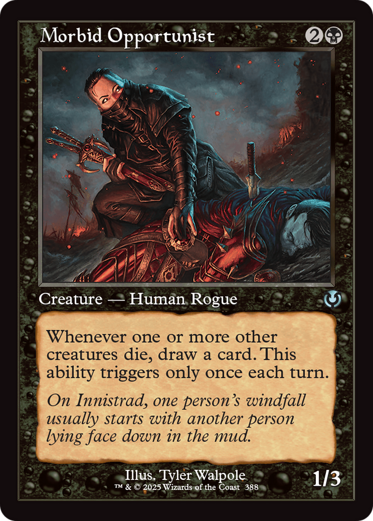 Morbid Opportunist (Retro Frame) [Innistrad Remastered] | Good Games North