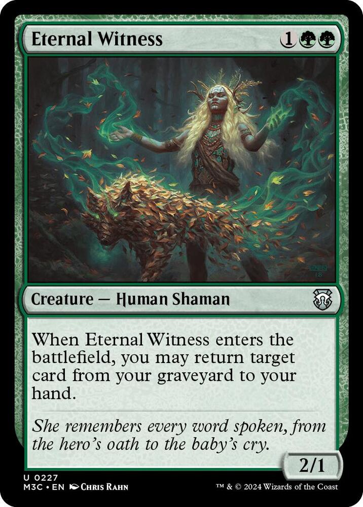 Eternal Witness 227/411 (Commander: Modern Horizons 3)  - Ripple Foil | Good Games North