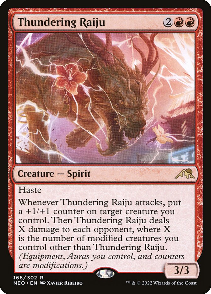 Thundering Raiju (Kamigawa: Neon Dynasty)  - undefined | Good Games North