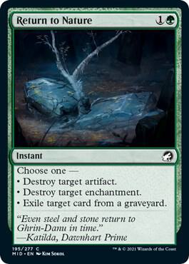 Return to Nature 195/277 (Innistrad: Midnight Hunt)  | Good Games North