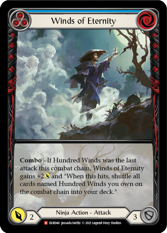 Winds of Eternity [EVR040] (Everfest)  1st Edition Extended Art Rainbow Foil | Good Games North