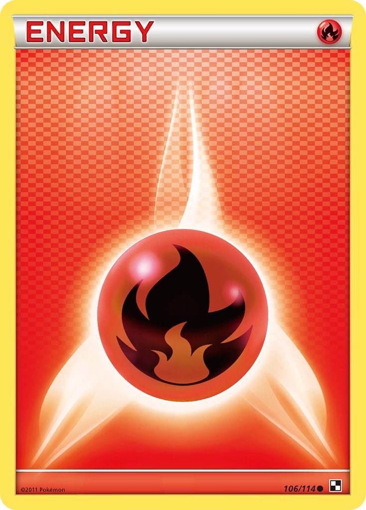 Fire Energy (106/114) [Black & White: Base Set] | Good Games North