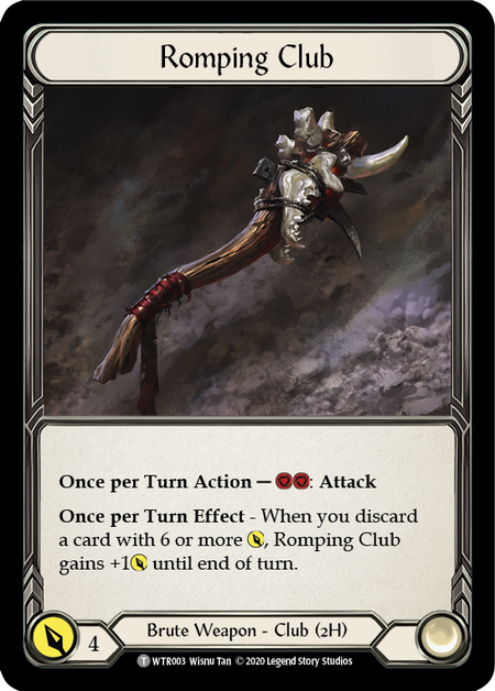 Rhinar, Reckless Rampage // Romping Club [U-WTR001 // U-WTR003] (Welcome to Rathe Unlimited)  Unlimited Normal | Good Games North