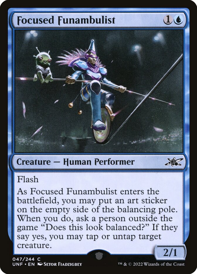 Focused Funambulist (Unfinity)  | Good Games North