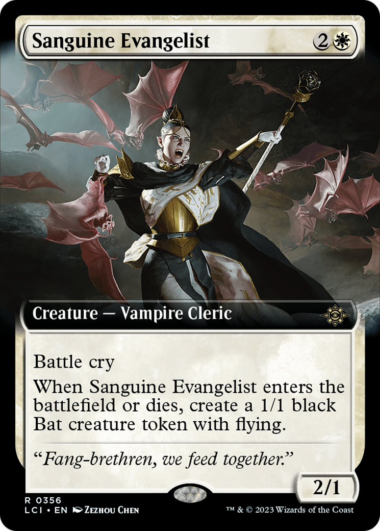 Sanguine Evangelist (Extended Art) [The Lost Caverns of Ixalan] | Good Games North