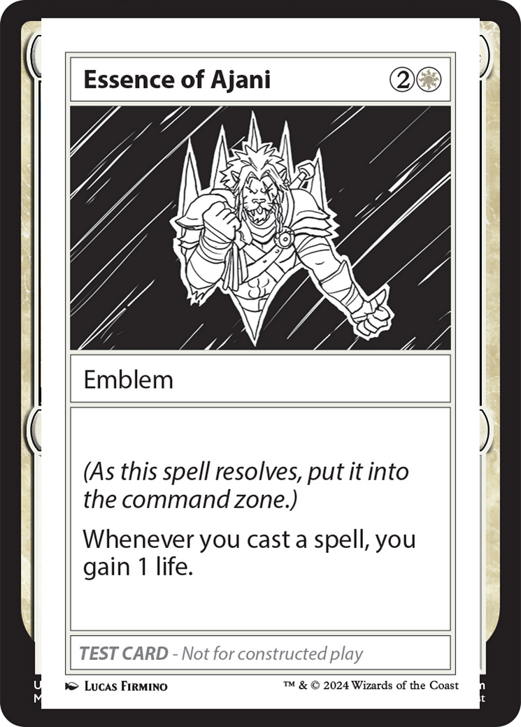 Essence of Ajani [Mystery Booster 2 Playtest Cards] | Good Games North