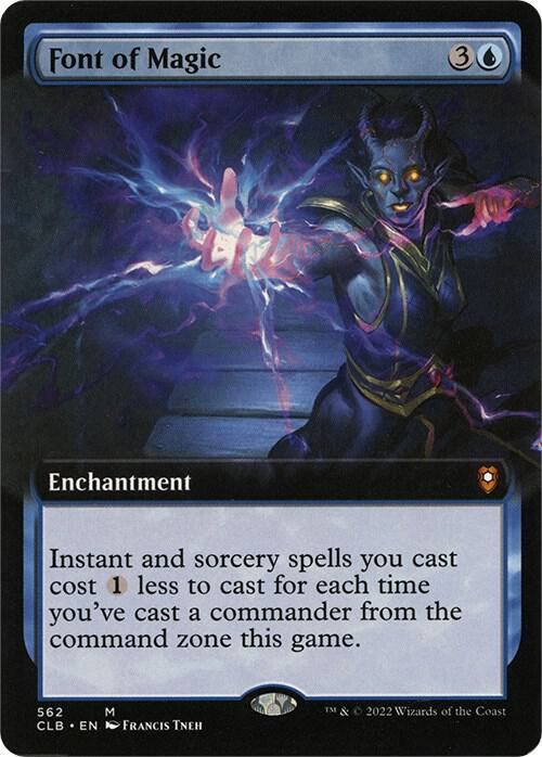 Font of Magic Extended Art 562 (Commander Legends: Battle for Baldur's Gate)  - Foil | Good Games North