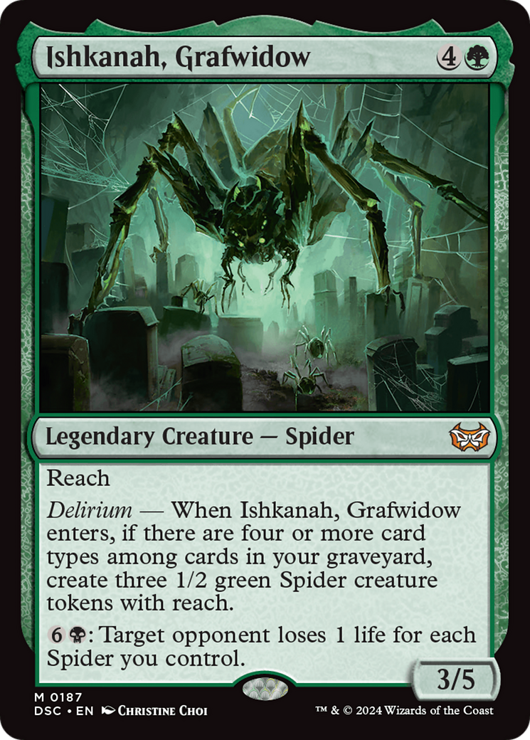 Ishkanah, Grafwidow [Duskmourn: House of Horror Commander] | Good Games North