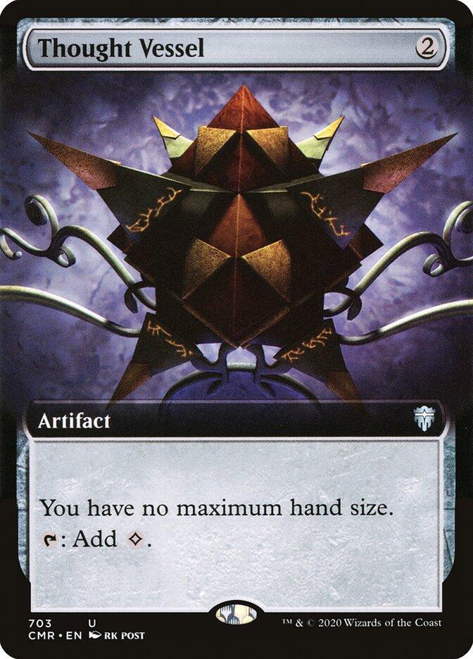 Thought Vessel 703 (Commander Legends)  - Extended Art Foil | Good Games North