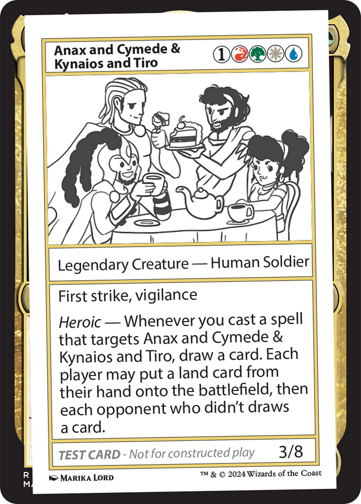 Anax and Cymede & Kynaios and Tiro [Mystery Booster 2 Playtest Cards] | Good Games North