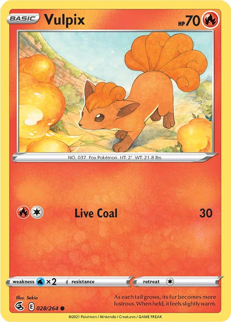 Vulpix (028/264) [Sword & Shield: Fusion Strike] | Good Games North