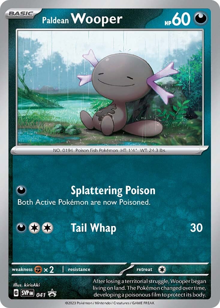 Paldean Wooper (041) [Scarlet & Violet: Black Star Promos] | Good Games North