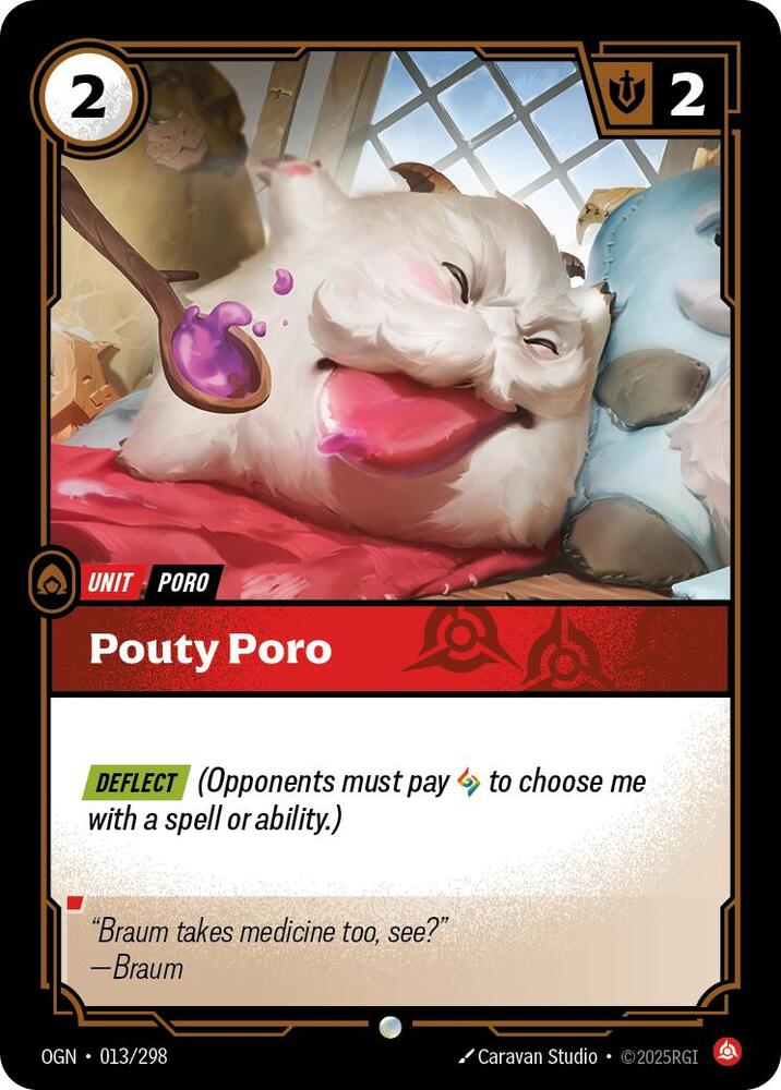 Pouty Poro (Origins)  | Good Games North
