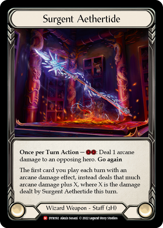 Surgent Aethertide [DYN192] (Dynasty)  Rainbow Foil | Good Games North
