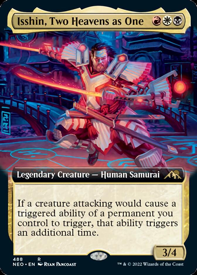 Isshin, Two Heavens as One (Extended Art) [Kamigawa: Neon Dynasty] | Good Games North