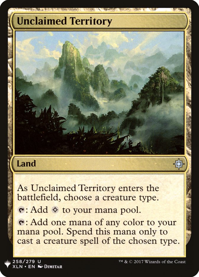 Unclaimed Territory [Mystery Booster] | Good Games North