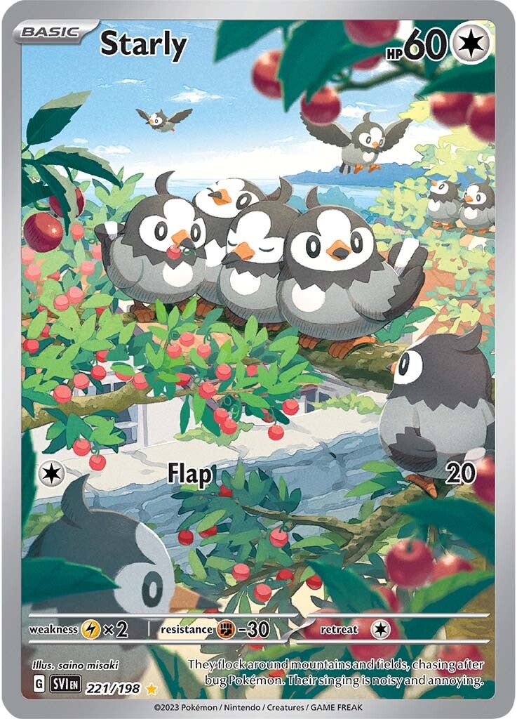 Starly (221/198) [Scarlet & Violet: Base Set] | Good Games North