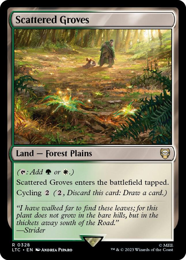 Scattered Groves 328 (Commander: The Lord of the Rings: Tales of Middle-earth)  | Good Games North
