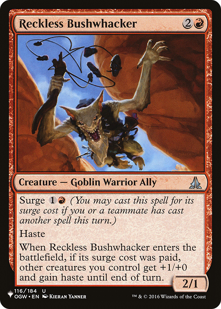 Reckless Bushwhacker [The List] | Good Games North