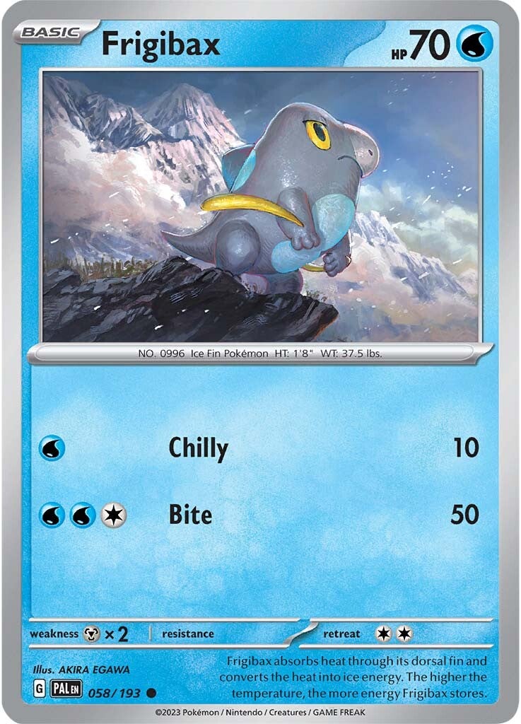 Frigibax (058/193) [Scarlet & Violet: Paldea Evolved] | Good Games North