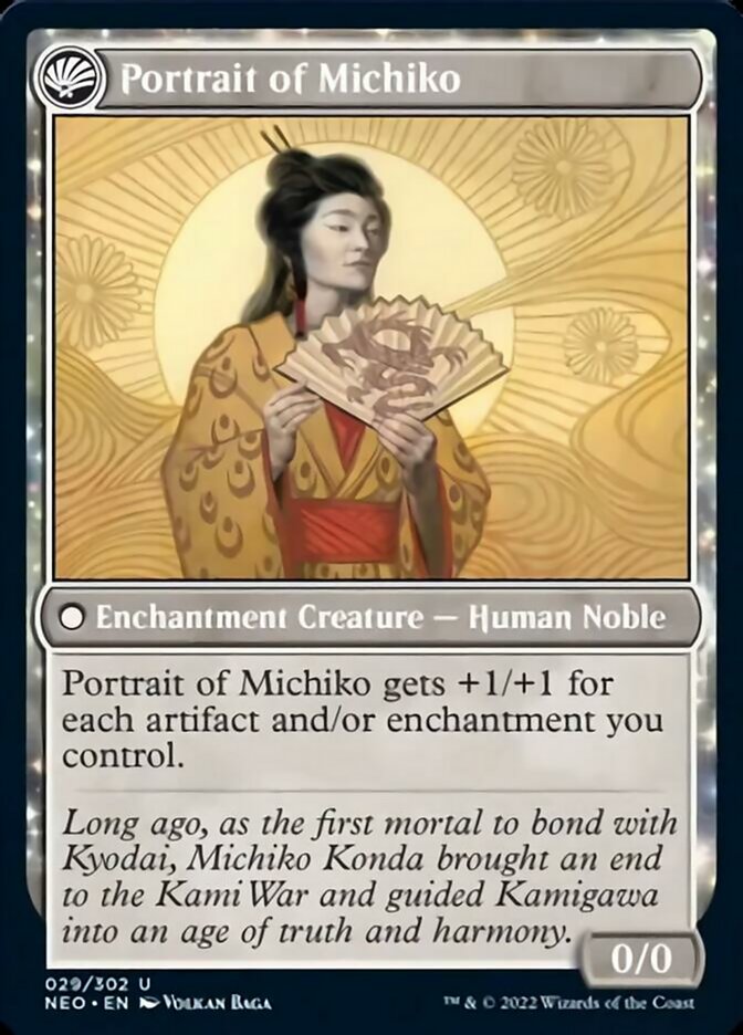 Michiko's Reign of Truth // Portrait of Michiko [Kamigawa: Neon Dynasty] | Good Games North