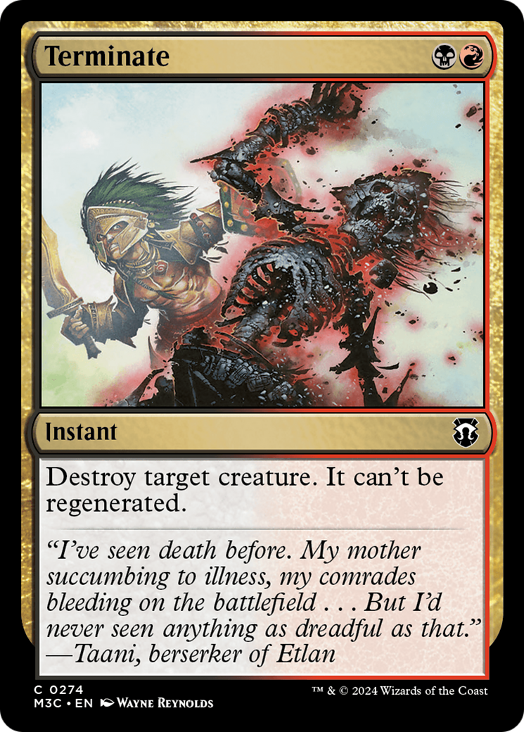 Terminate [Modern Horizons 3 Commander] | Good Games North