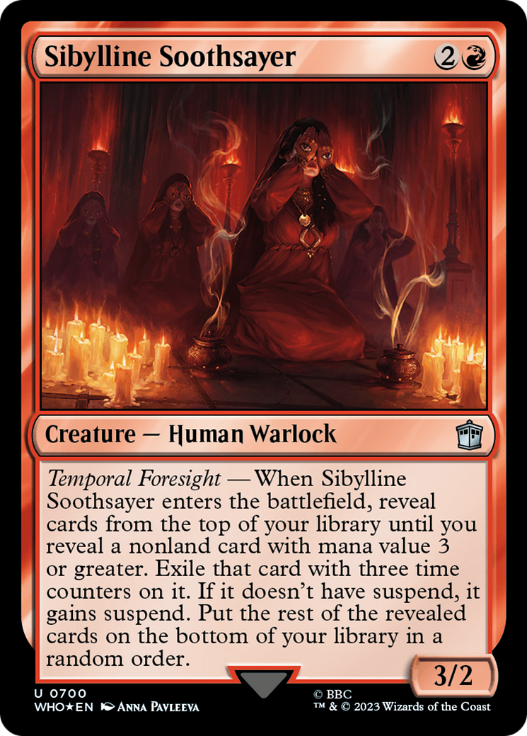 Sibylline Soothsayer (Surge Foil) [Doctor Who] | Good Games North