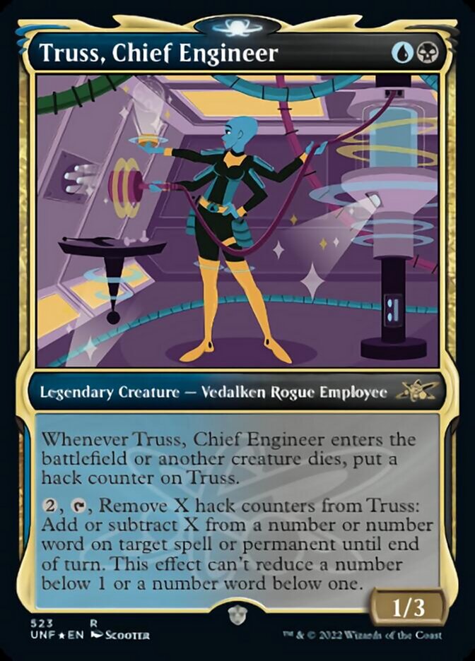 Truss, Chief Engineer (Showcase) (Galaxy Foil) [Unfinity] | Good Games North