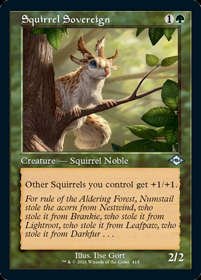 Squirrel Sovereign (Retro Foil Etched) [Modern Horizons 2] | Good Games North