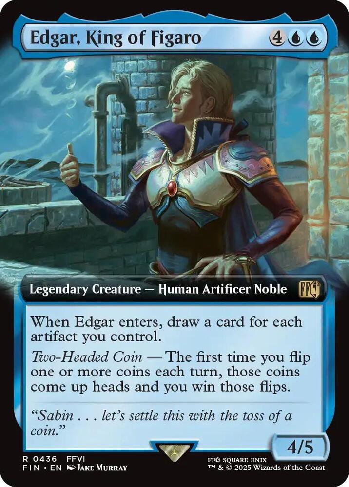 Edgar, King of Figaro 436/309 (FINAL FANTASY)  - Extended Art | Good Games North