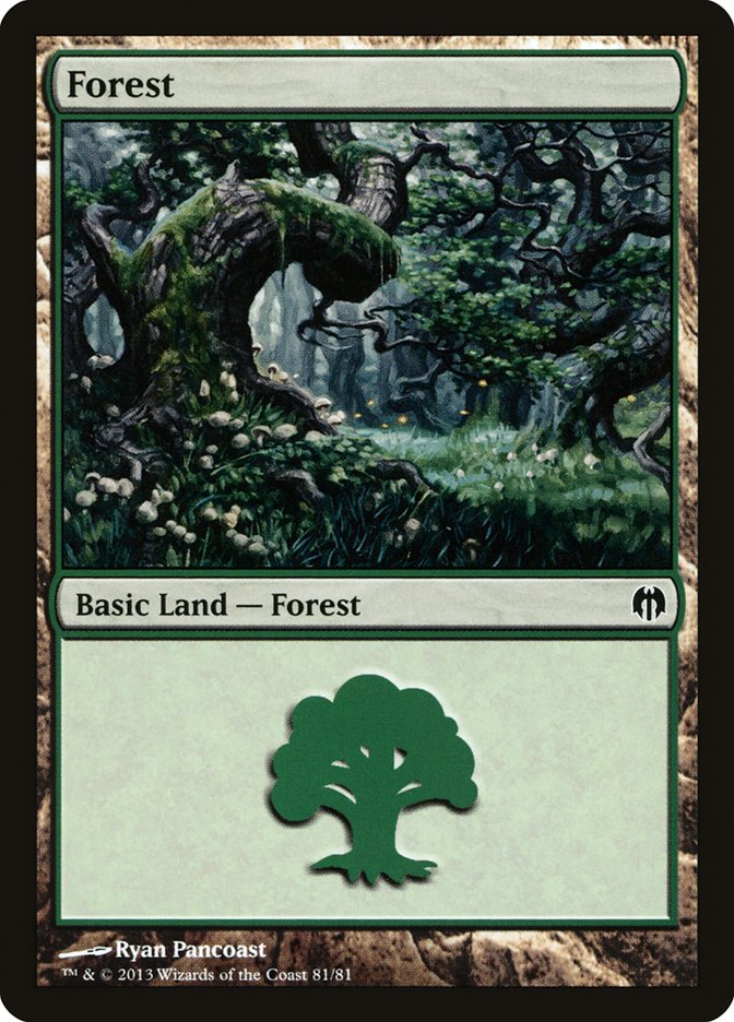 Forest (81) [Duel Decks: Heroes vs. Monsters] | Good Games North