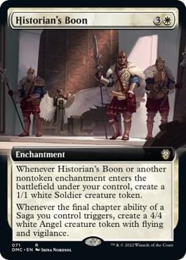 Historians Boon Extended Art (Commander: Dominaria United)  - Foil | Good Games North